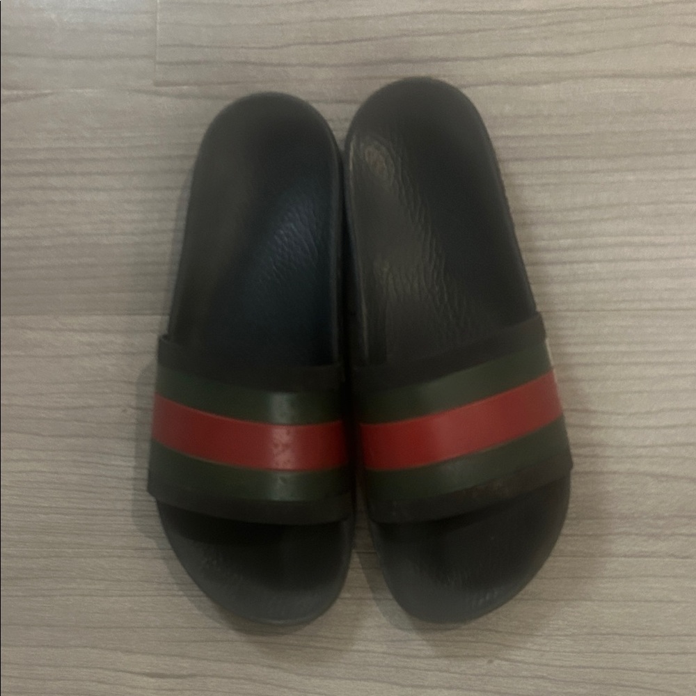 Gucci Gray Slides